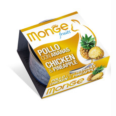 Monge Chicken & Pineapple Wet Food For Cats 清新水果系列-鮮雞肉配菠蘿貓罐頭 80g